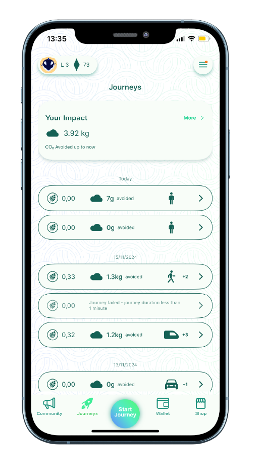 Codos app view