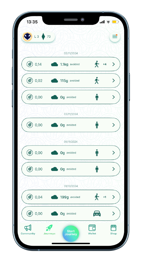 Codos app view