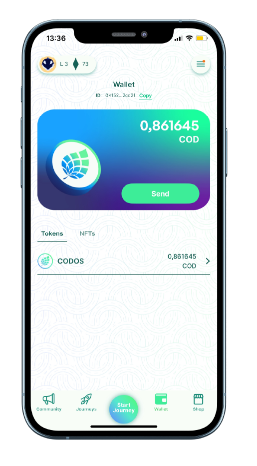 Codos app view